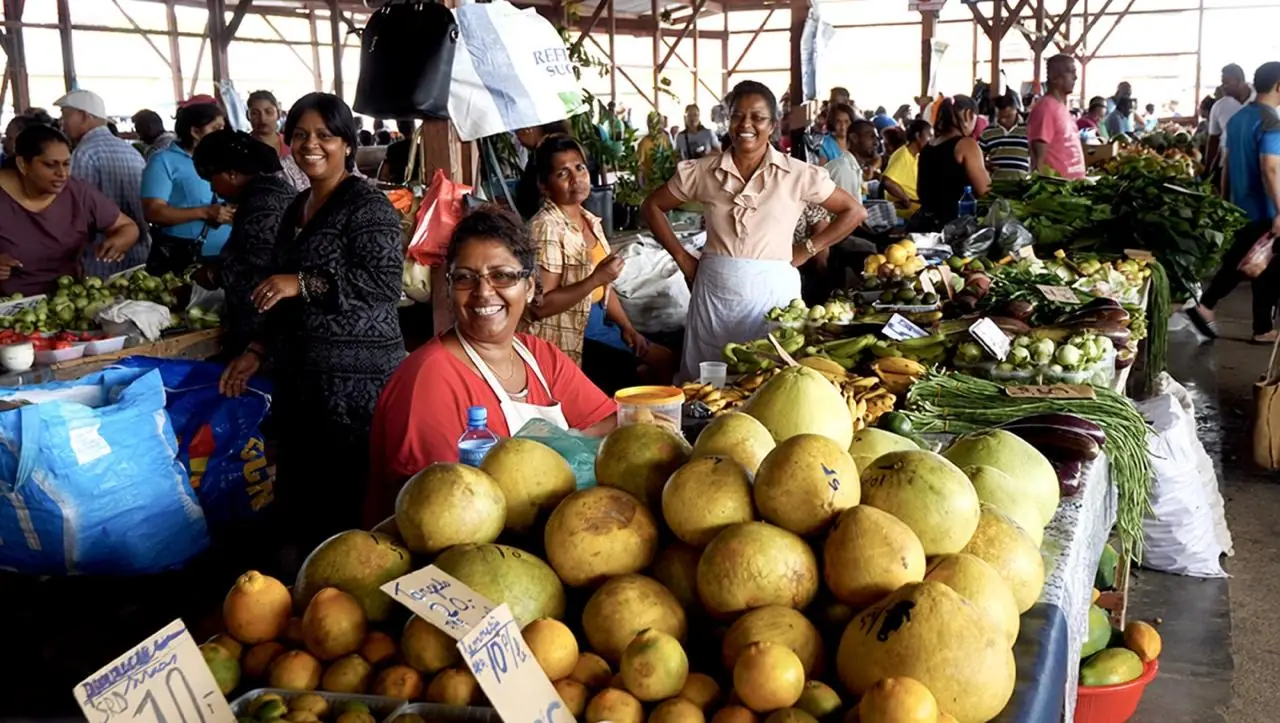Surinamese food and the Central Market in Paramaribo