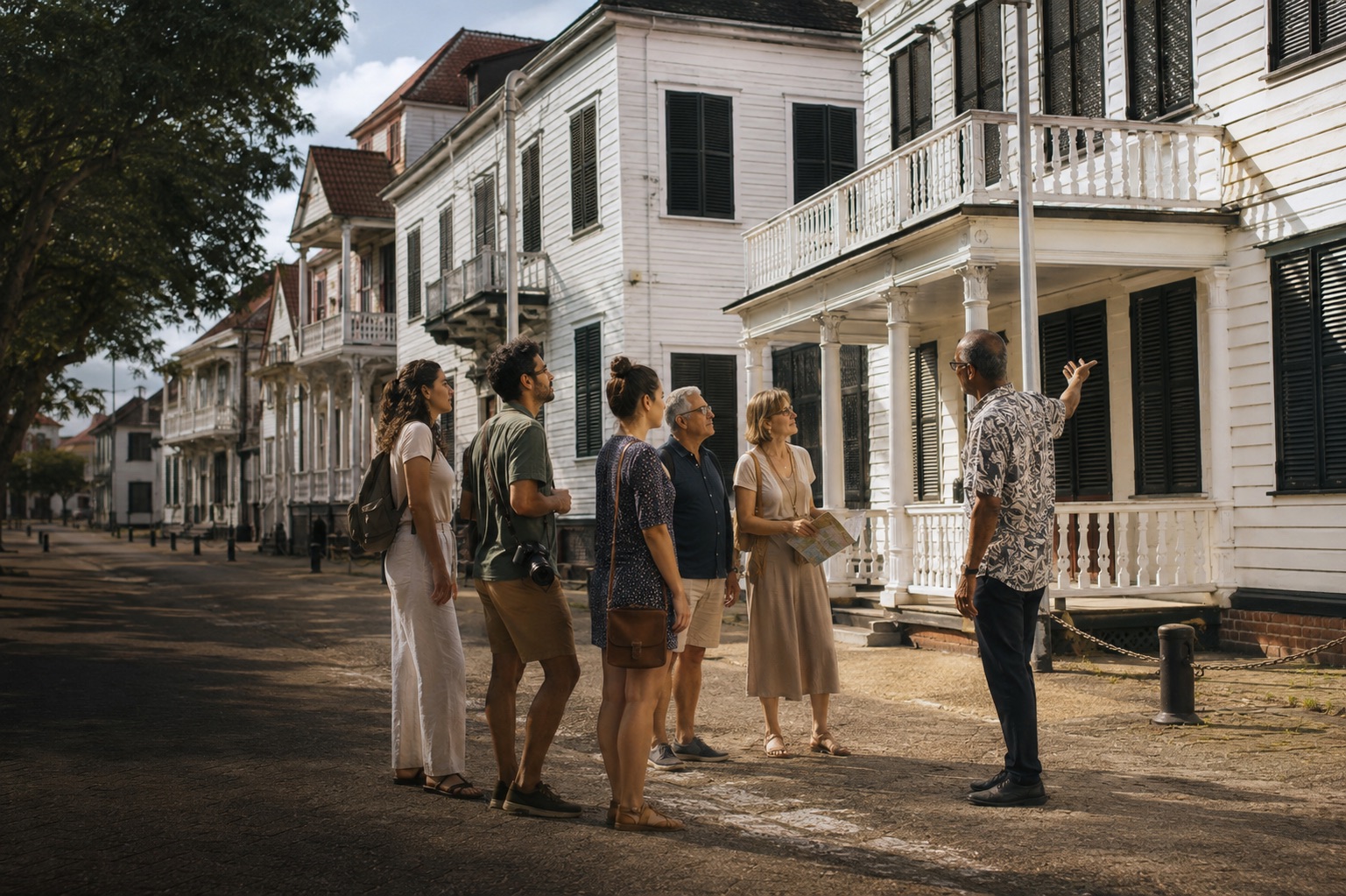 Guided walk through the historic centre of Paramaribo