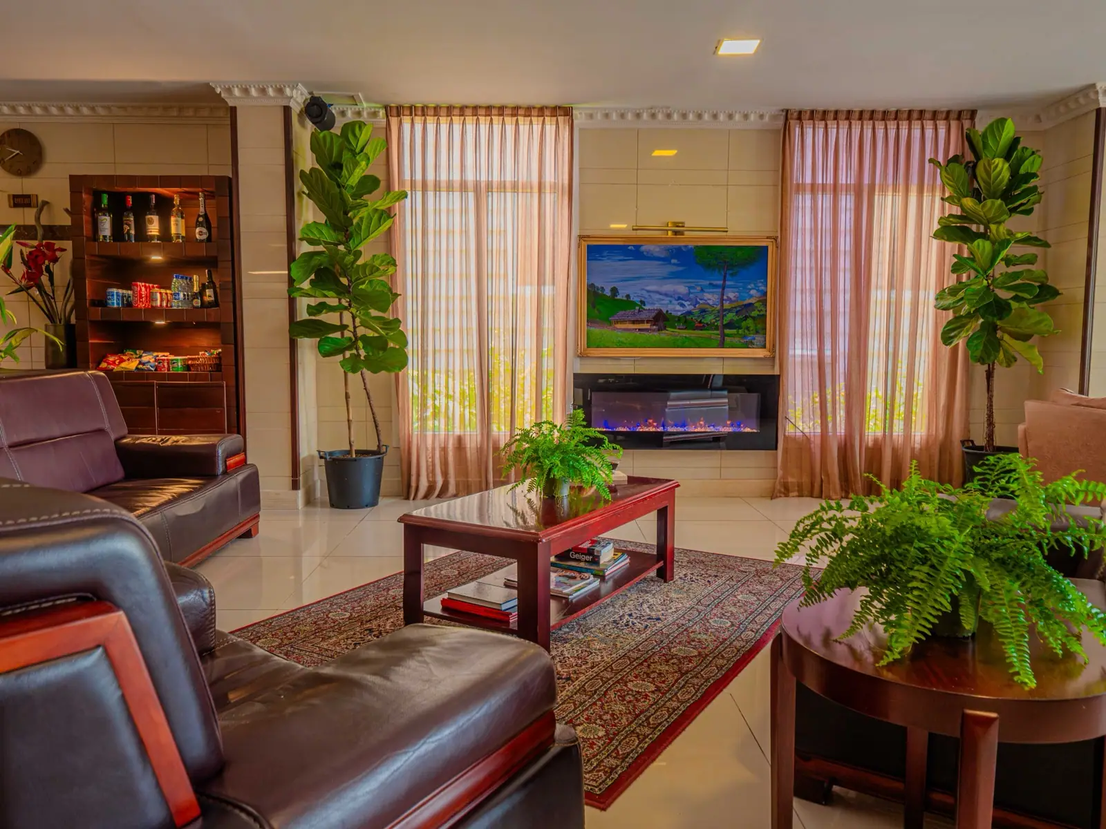 The lobby at Hotel Palacio